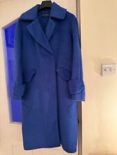 Royal Blue wool ladies coat. Miss Selfridge. Size M
