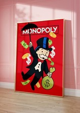 MONOPOLY MAN POSTER PRINT ART