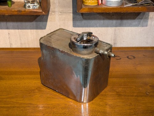 Police oil tank - tank, vintage