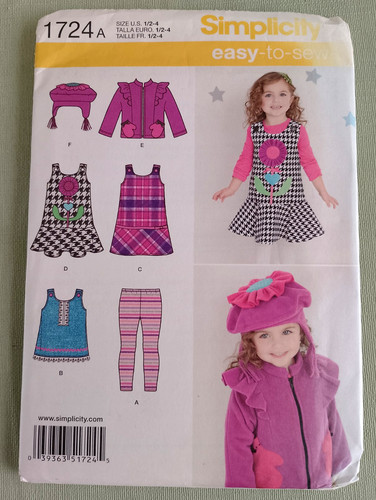 Simplicity easy sewing pattern - simplicity,