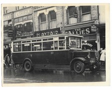 Photograph, 1920's Guy Bus, Nr 20, Reading Corporation Transport, West Street