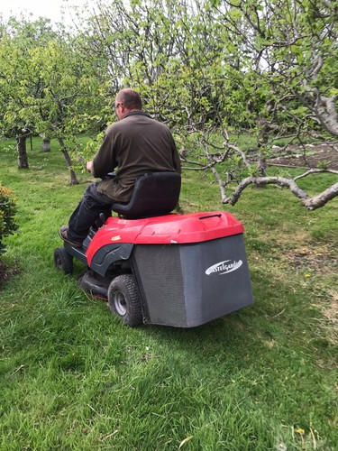 Ride mower castle - ride,