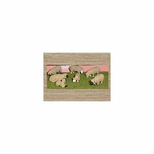 Assorted sheep lambs o scale - sheep,