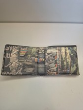 paul smith black leather iconic mini  bifold wallet. made in Italy