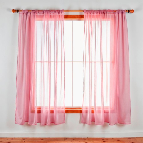 Plain voile net curtain 2 - plain,