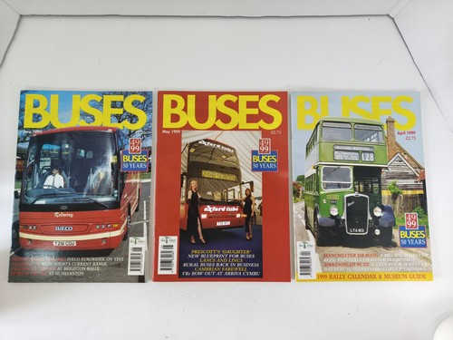 Buses magazine bundle apr - buses, x3