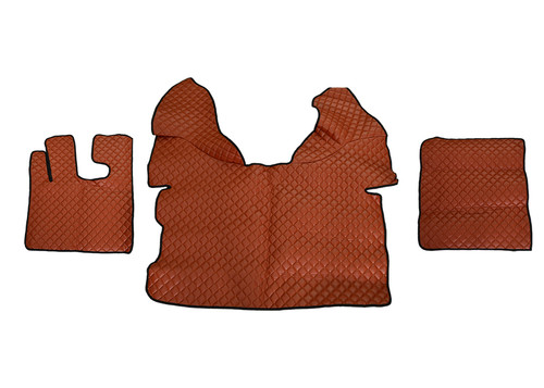 Brown eco leather - brown,
