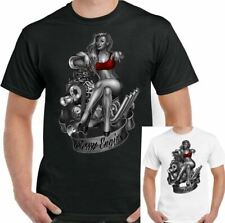 Sexy Engine Mens Hot Rod T-Shirt Muscle Car Enthusiast Garage Motor Classic Top