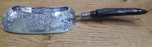 Antique silver plated crumb - antique,
