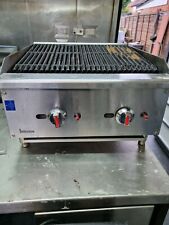 New American Gas Char Broiler 2 Burner Char Grill 610mm, Natural gas or LPG