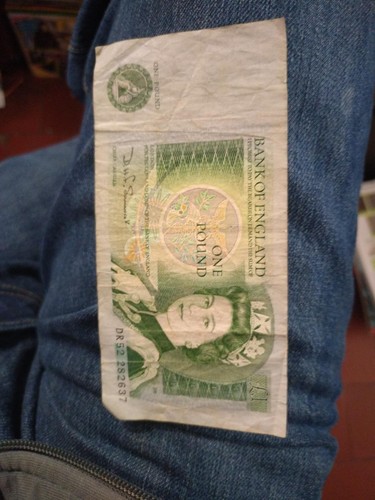 Bank england 1 note - england, £1