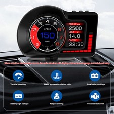 .OBD2 GPS HUD Gauge Head Up