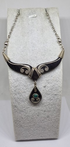 Vintage peruvian horn silver - peruvian,