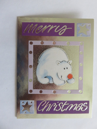Christmas card cute cartoon - ,