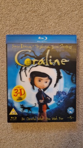 Coraline blu ray - 3d, blu-ray