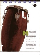 Vintage MATADOR CONGA CATALOG