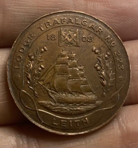 158 freemason masonic token - freemason,
