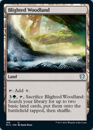 Mtg blighted woodland - mtg,