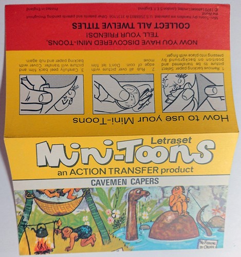 Letraset mini toons action - mini,