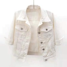 Womens Denim Jacket Lady Coat