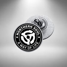 Northern Soul Pin Badge Lapel