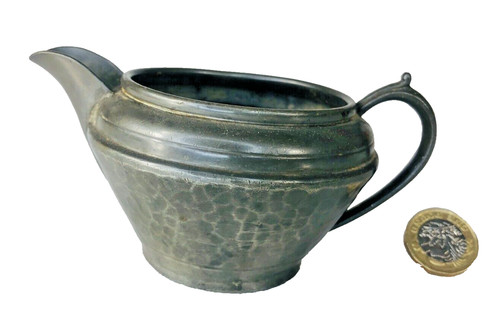 Milk jug pewter - pewter, metal