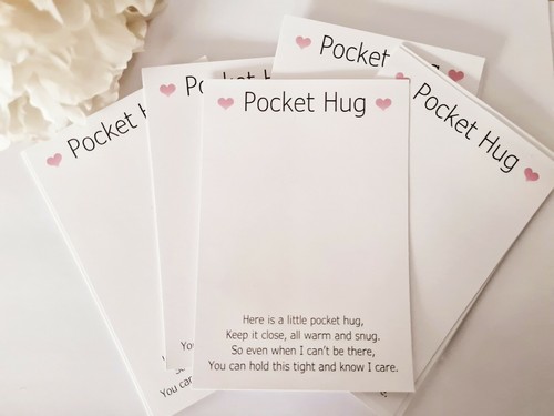 Pocket hug backing cards