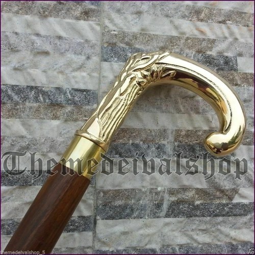 Designer brass head handle - brass,