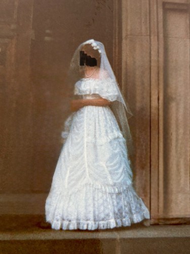 1980s vintage wedding dress - 1980s,