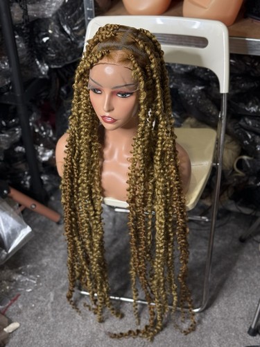 Butterfly locks braided wig - butterfly, in