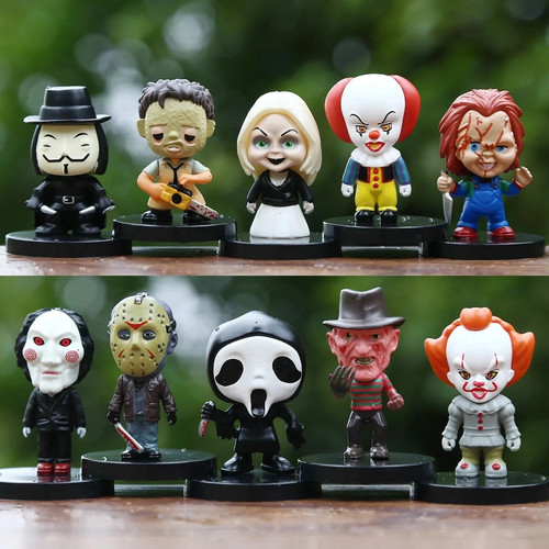 Pcs horror movie - pvc, action