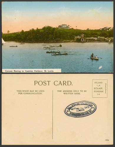 Saint lucia old postcard - st.,