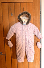 Girl baby-toddler snow
