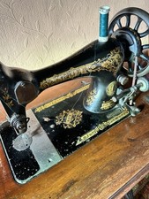 Antique Singer Sewing Machine Table Treadle Vintage, Working