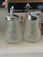 Vintage diamond cut - , glass