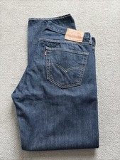 levis 501 Jeans - Navy - W36 x L32