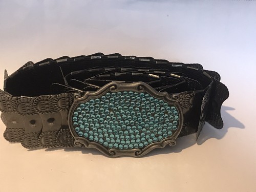 Retro womens belt - retro, jewelled