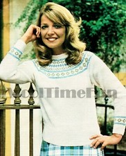 Knitting Pattern  Lady's