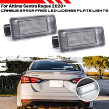 2x Clear Lens LED Number