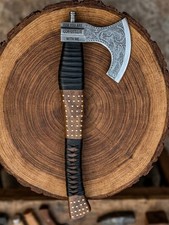 Handmade Engraved Carbon Steel