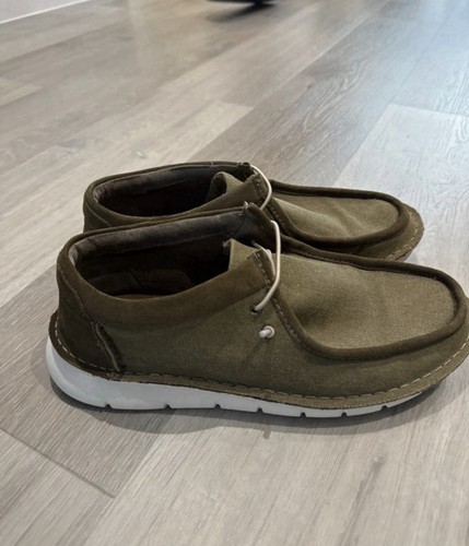 Clarks polyveldt olive green - polyveldt,