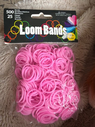 500 rainbow loom pink - 500,
