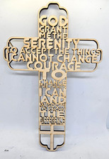 Wooden Cross –"God Grant Me