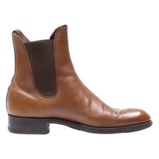J.M. WESTON Chelsea Boots Brown Leather Womens UK 7