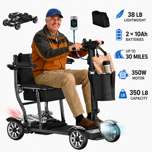 38lb foldable wheel - 38lb, 4-wheel