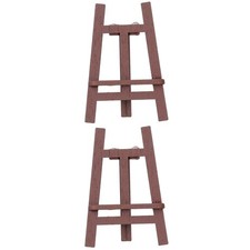  2 Count Mini Easel Stand Display Tiny House Accessories Miniature