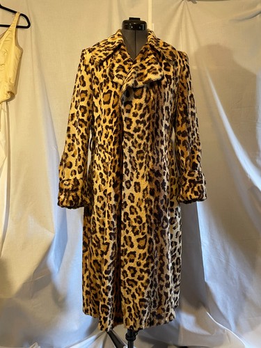 Vtg 70s wide - long, faux