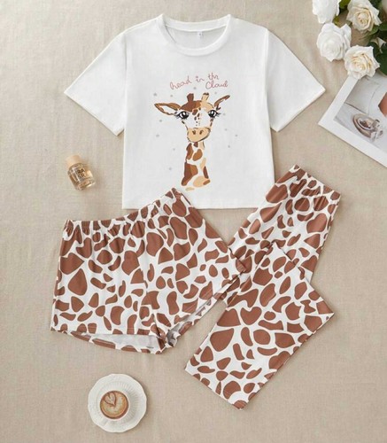 Giraffe 3piece women ladies - giraffe,