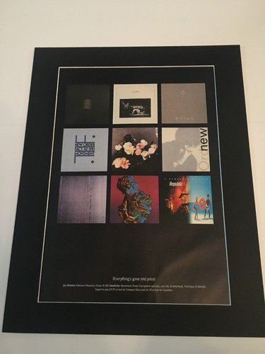 New order joy - new, order/joy