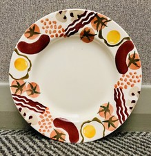 Emma Bridgewater 8.5 in Sample Plate Full English Cooked Breakfast sponge ware